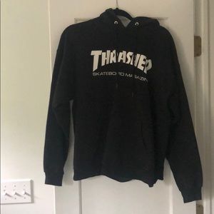 black thrasher hoodie